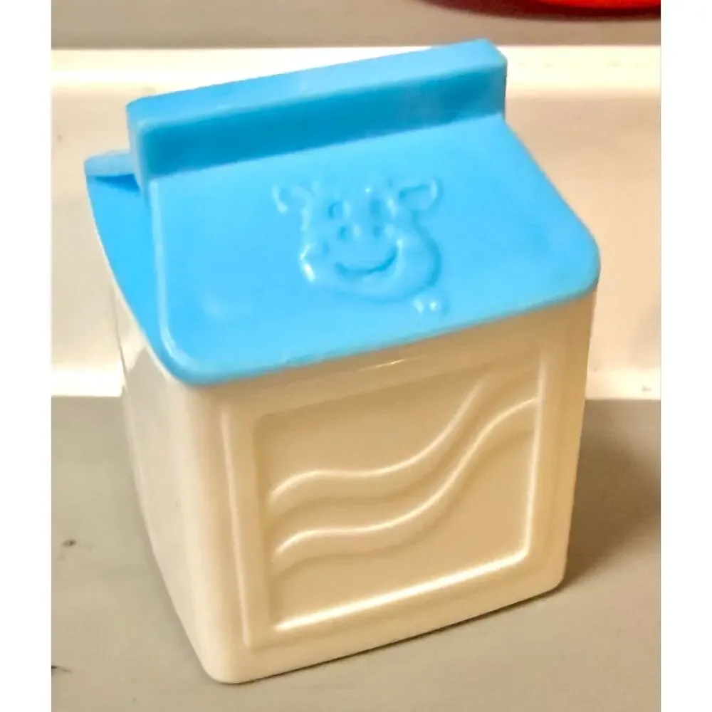 Fisher Price Laugh & Learn Kitchen Fridge REPLACEMENT SHAPE FOOD Carrot Milk
